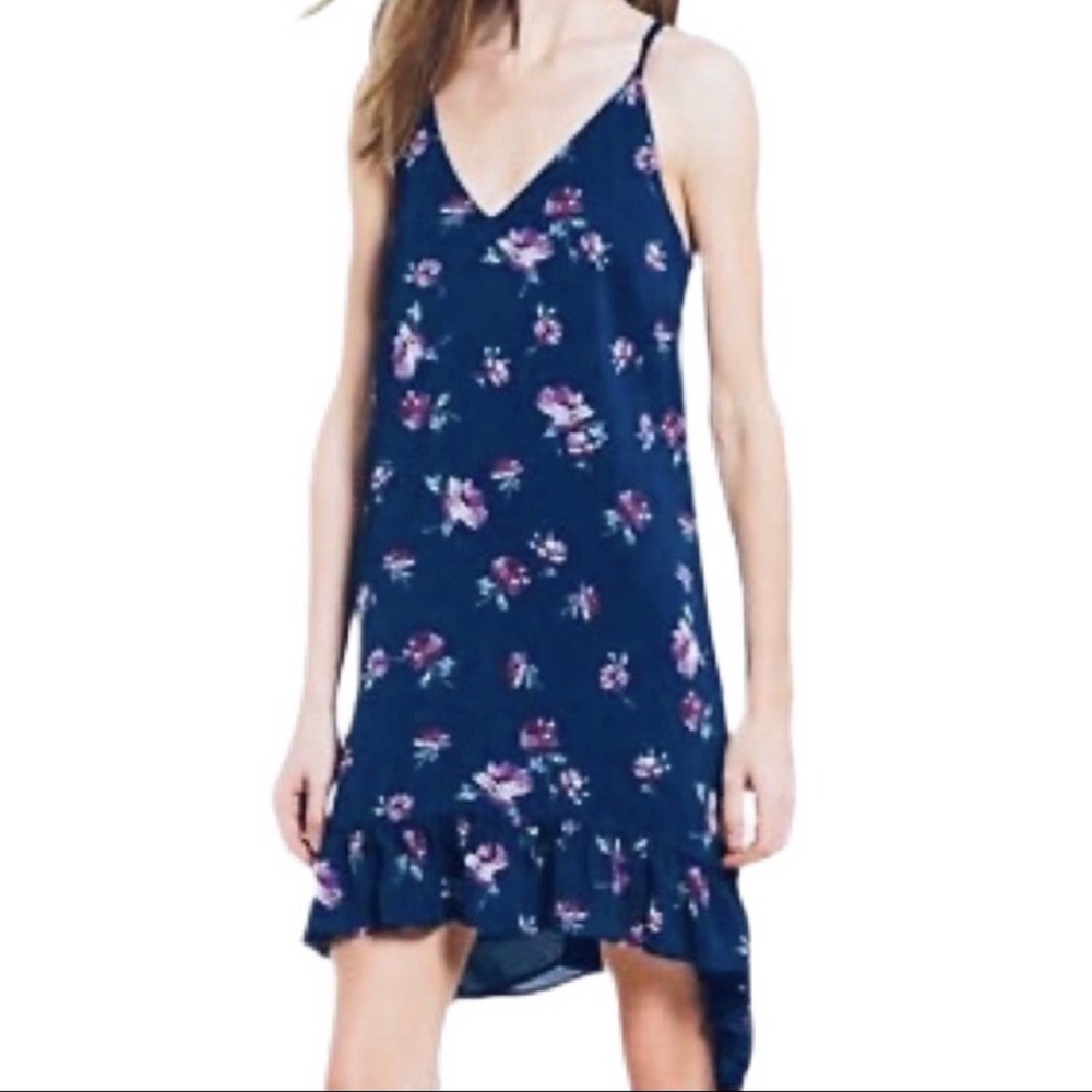 Gianni Bini Hello Sailor Navy Floral Ashley Dress